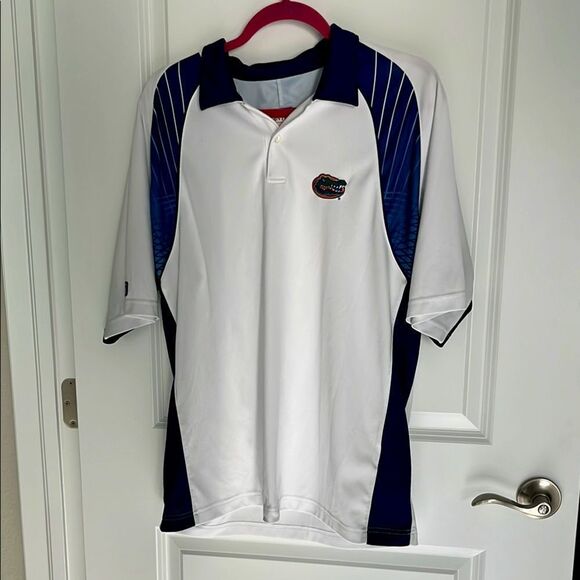 Florida Gators Antiqua Polo Gator On Front and Logo on Sleeve NWOT
SZ M - Picture 1 of 8
